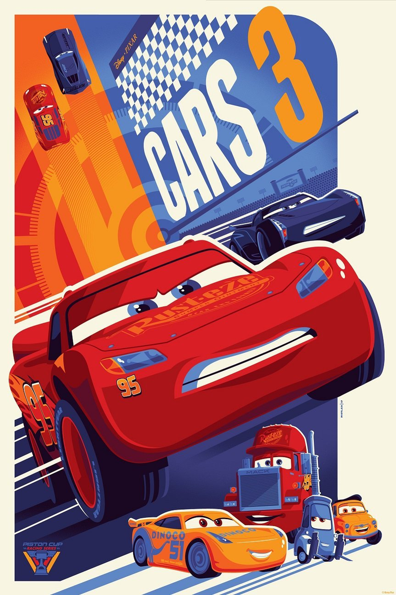 Cars 3 by Tom Whalen